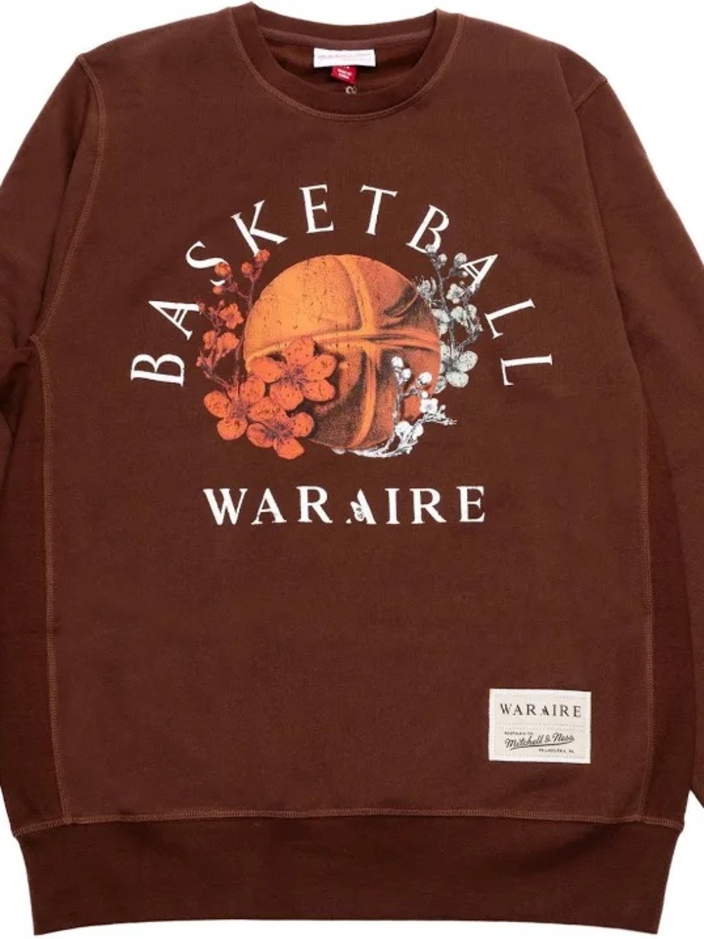 Mitchell & Ness Men's x Waraire Crewneck Pullover Sweatshirt